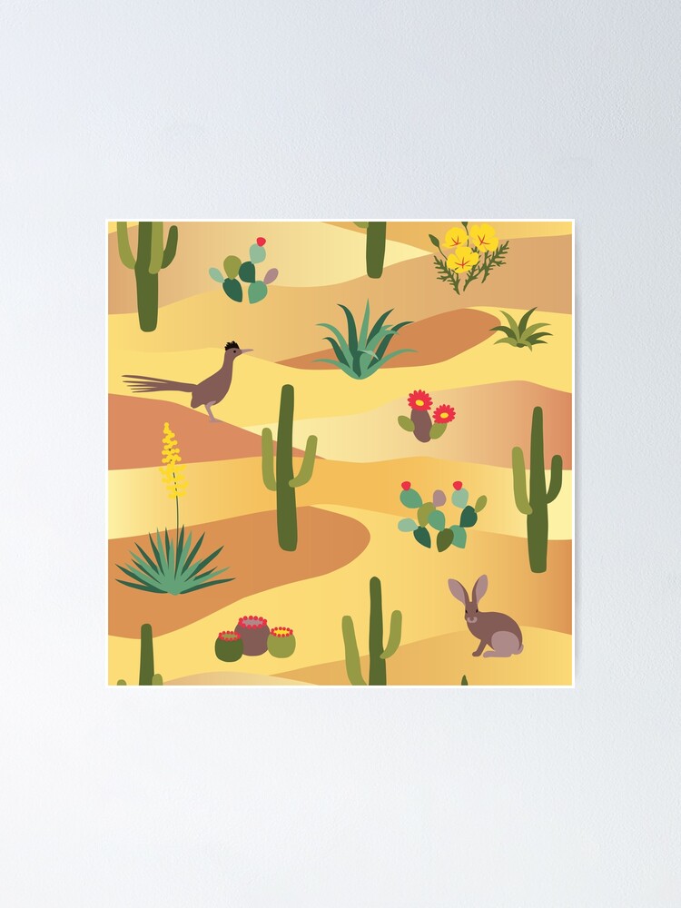 Alternate view of Desert Life Poster