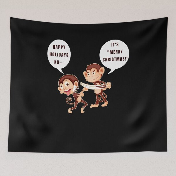 Item preview, Politically Incorrect Monkey - Funny Merry Xmas designed and sold by PrintPress.