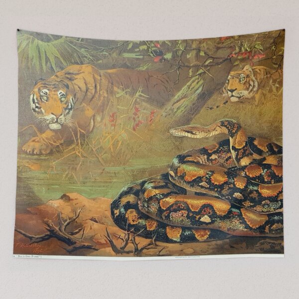 Item preview, Tigers and snake designed and sold by Vintage Designs +.