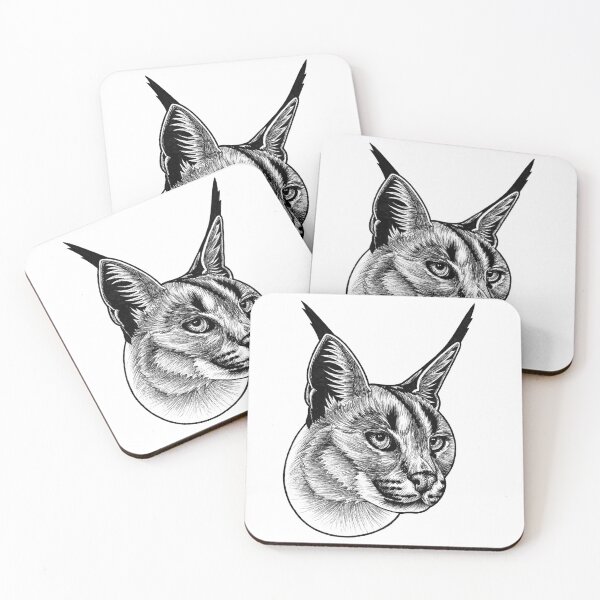 Item preview, Caracal - small wild cat designed and sold by LorenDowding.