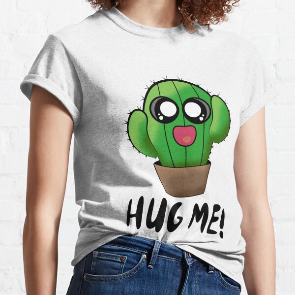 Hug me! cactus Kids T-Shirt by nmdesigns1