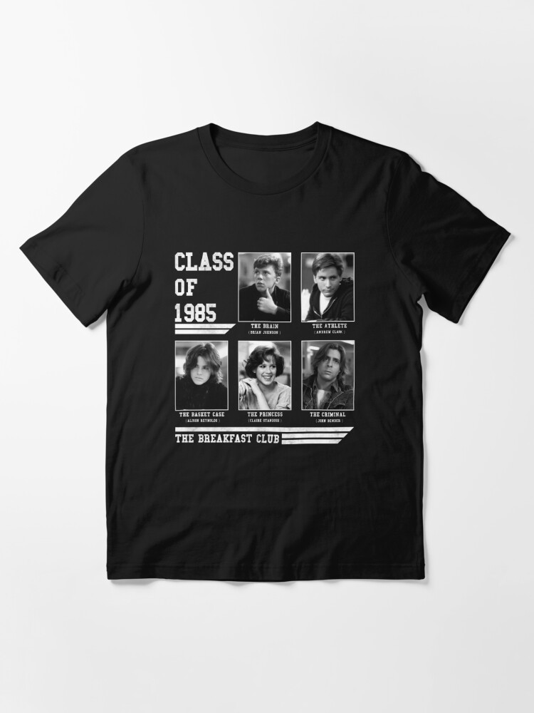 class of 1985 breakfast club t shirt