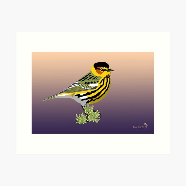 Item preview, Cape May Warbler designed and sold by BennuBirdy.