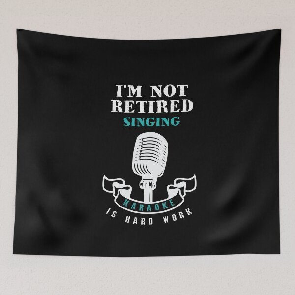 Item preview, I´M Not Retired Singing Karaoke  designed and sold by MooonTees.