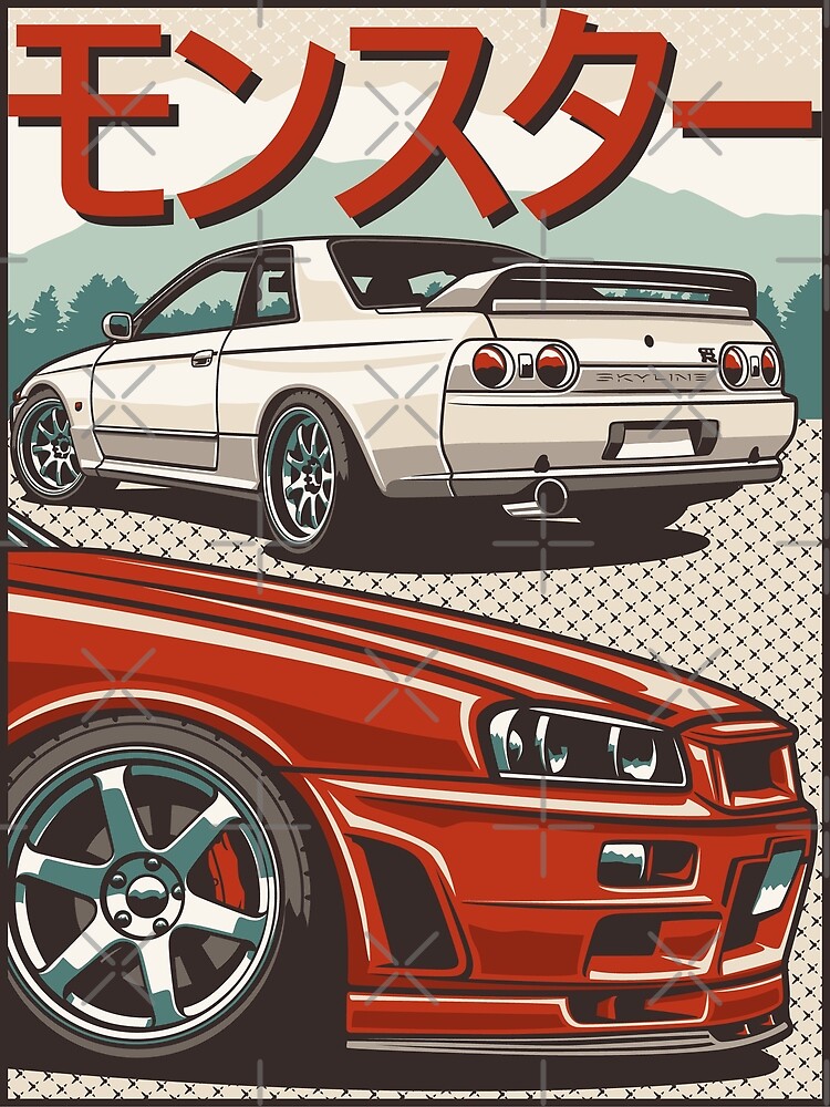 Monster Skyline GTR R32 & R34 by OlegMarkaryan