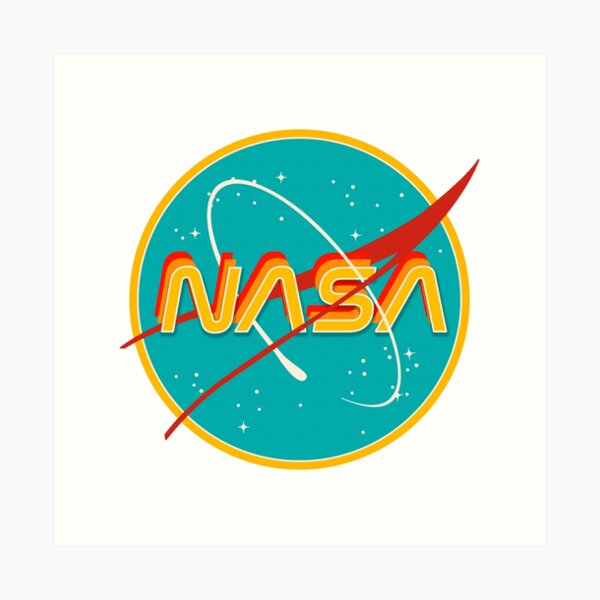 NASA RETRO Art Print