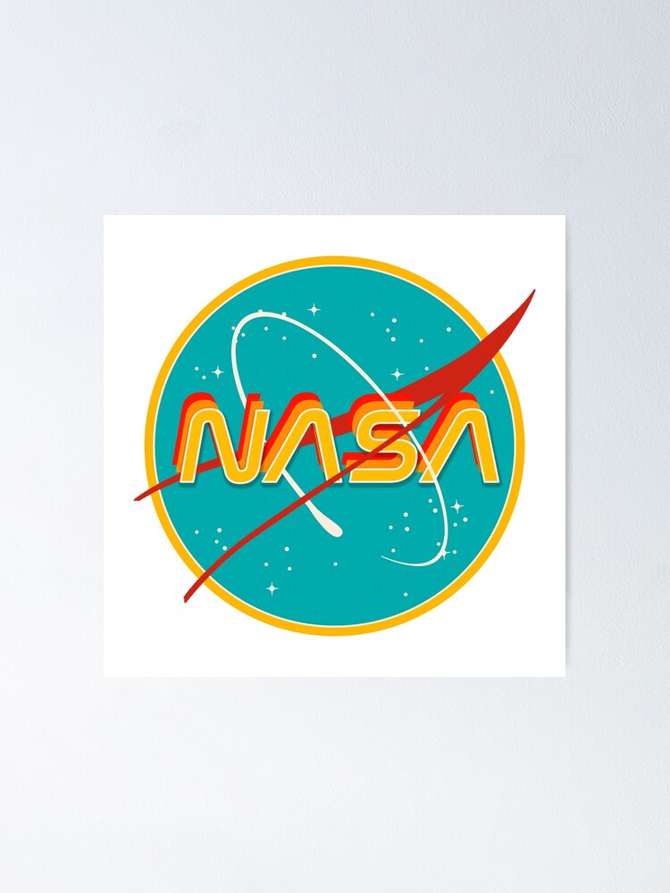 NASA RETRO Sticker for Sale by Emily Zigo