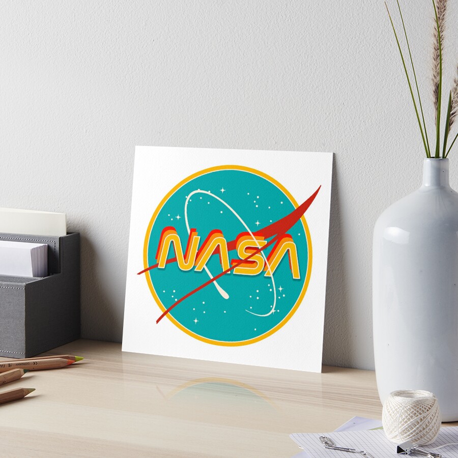 NASA RETRO Sticker for Sale by Emily Zigo