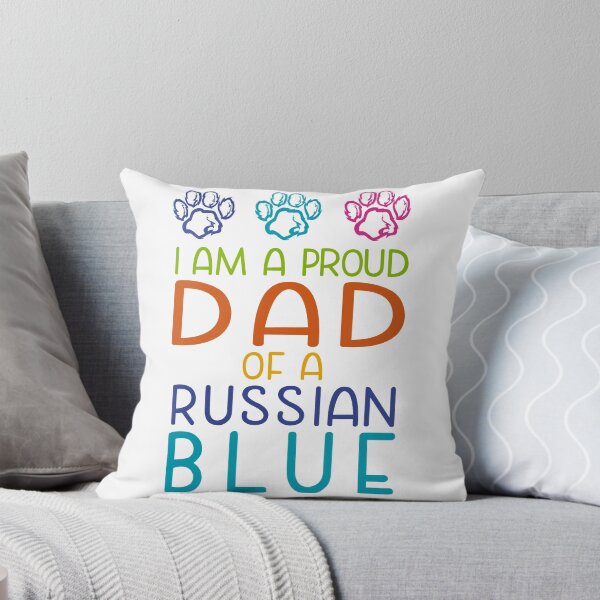 Item preview, Proud dad of a Russian blue designed and sold by NixBob.