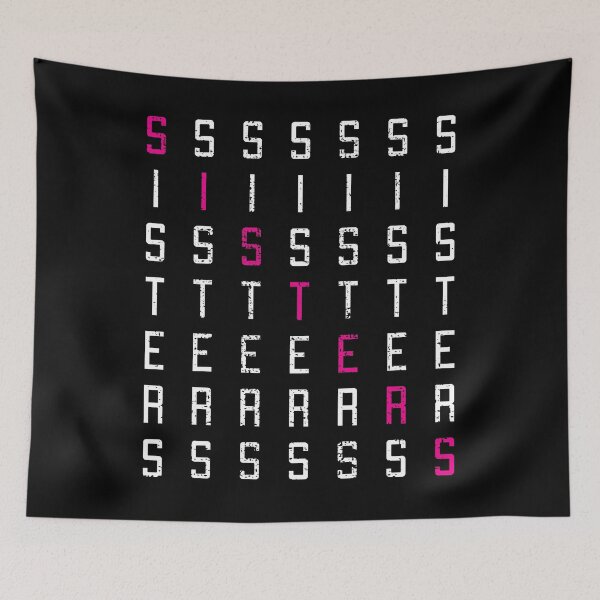 Item preview, Sister Crossword Sister Family Reunion Party  designed and sold by 4tomic.