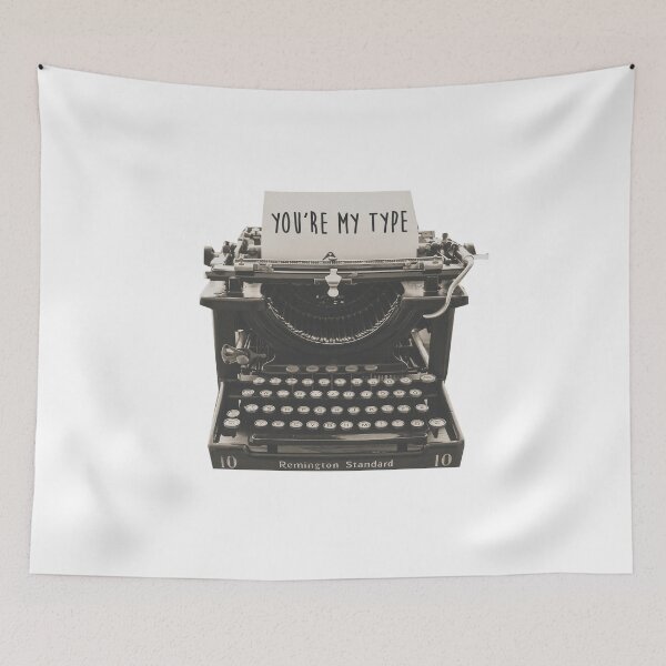 Item preview, You're My Type Sweet Sayings Typewriter  designed and sold by Wanderwhimco.