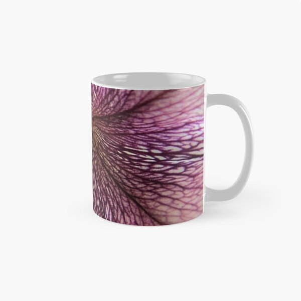 Item preview, Modern Cottage Macro Purple White Petunia Flower Floral Art Pattern A408 designed and sold by byNicol.