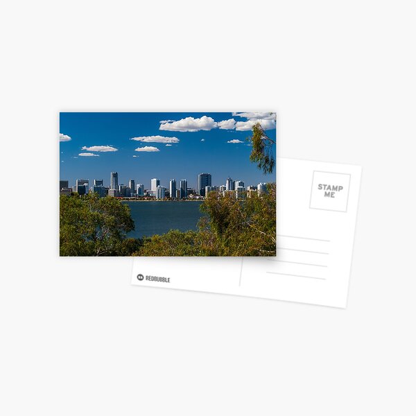 East Perth Skyline Postcard