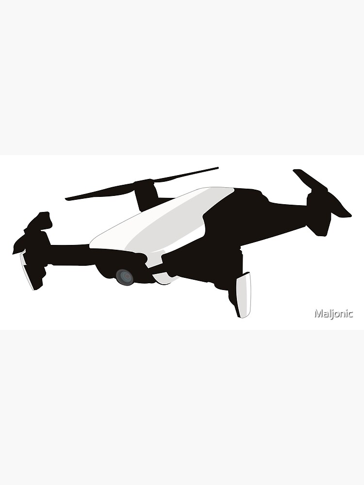 DJI Mavic Air White Drone Art Print