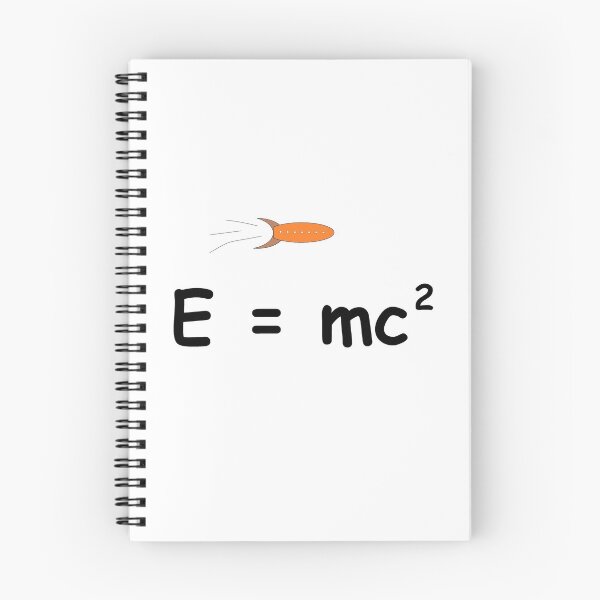 Aperçu de l'œuvre E = MC Design carré créée et vendue par EngineeringNerd.