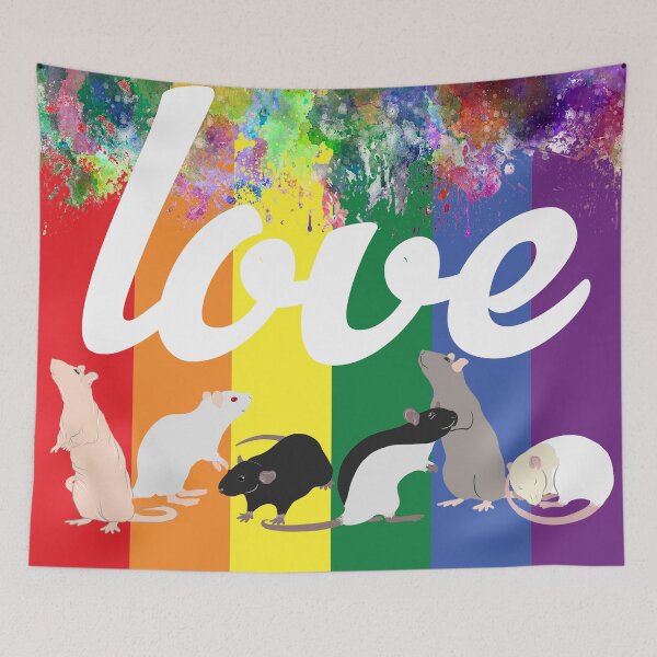Item preview, Rat Love designed and sold by MelinaFelix.