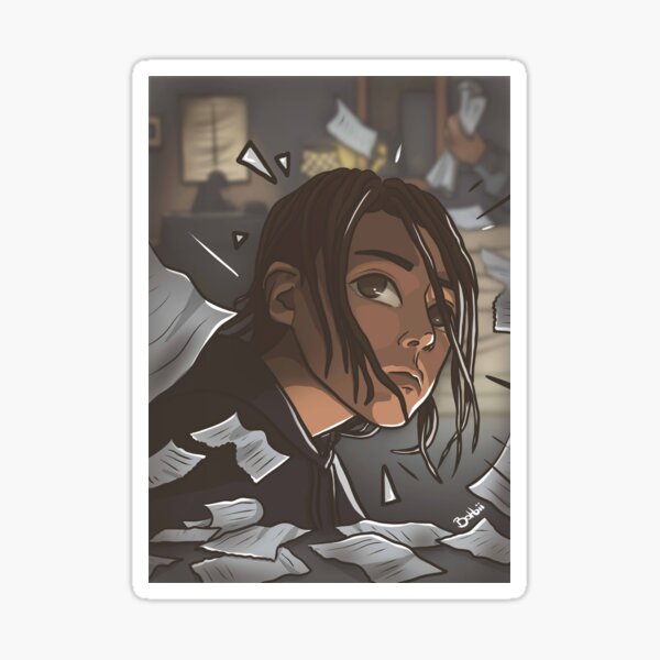 “ZAQ - WHY’M - NINETY ONE” Sticker by Bahbii | Redbubble