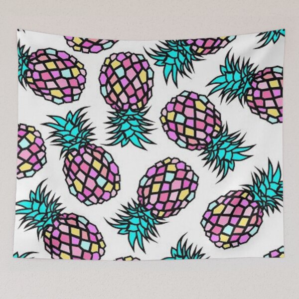 Item preview, Multicolored pineapple designed and sold by angeeelsdrawing.