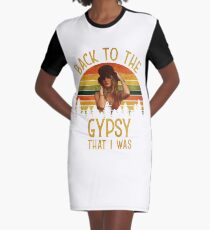 Zurück zu den Zigeunern, dass ich Vintage Retro T-Shirt war T-Shirt Kleid