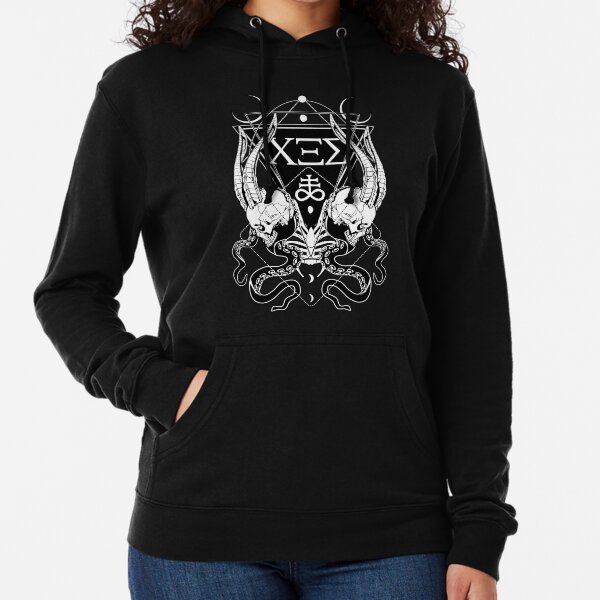 ΧΞΣ (666) the Number of the Beast Lightweight Hoodie