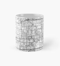 Beijing map poster print wall art, China gift printable, Home and Nursery, Modern map decor for office, Map Art, Map Gifts Classic Mug