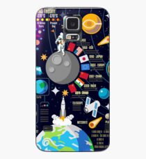 Funda/vinilo para Samsung Galaxy Space Universe Infografía Big Bang