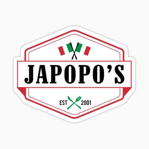 Japopo's Italian Restaurant Sticker