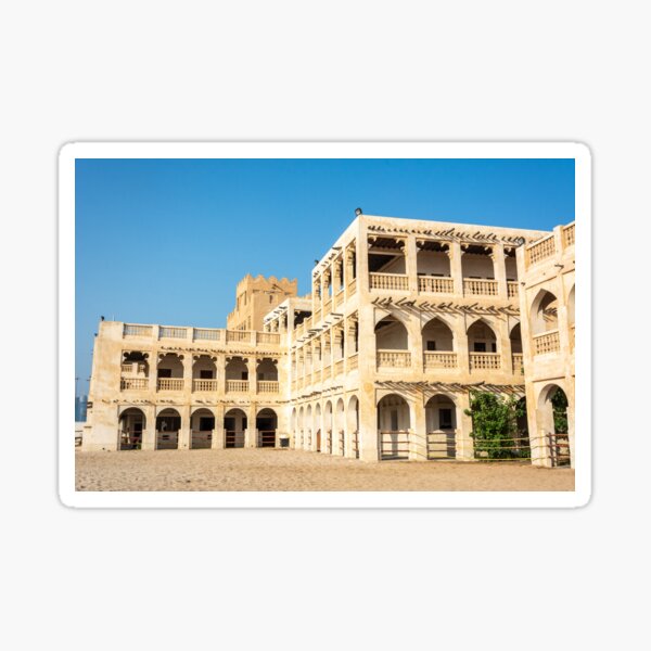 "Doha, Qatar" Sticker by AlizadaStudios Redbubble