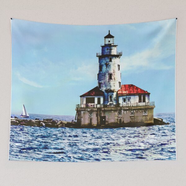Item preview, Chicago IL - Chicago Harbor Light designed and sold by Susan Savad.