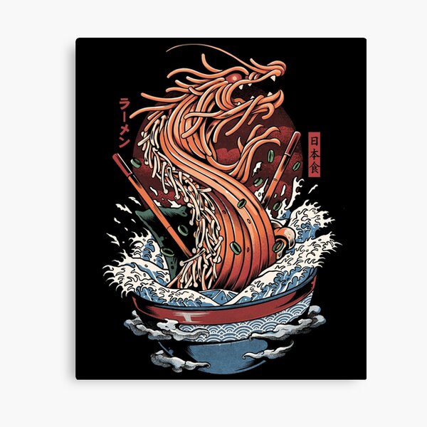 Ramen Dragon Canvas Print