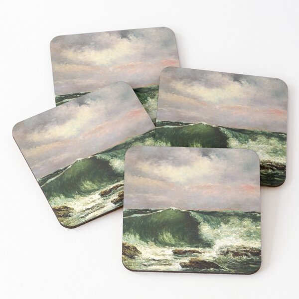 Item preview, Waves, Gustave Courbet designed and sold by fourretout.