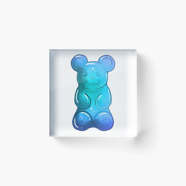 Item preview, Single Blue Jelly Bear designed and sold by Sixthsun.