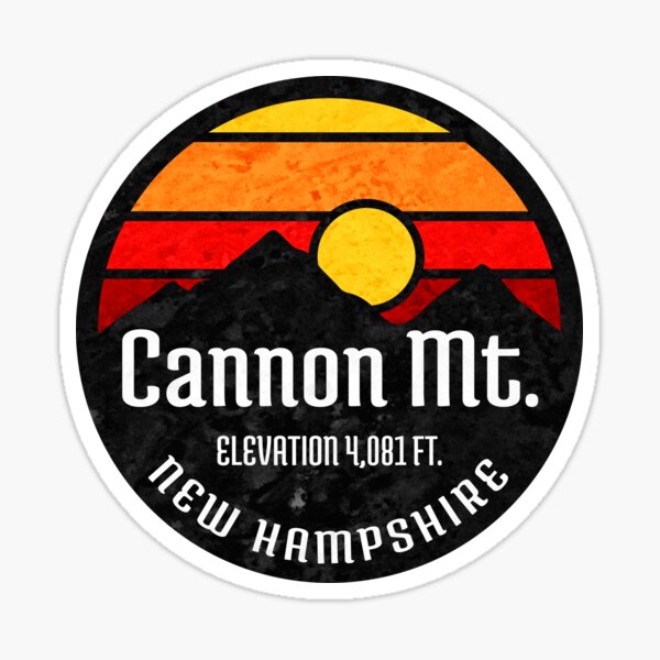 Aperçu de l'œuvre Ski Cannon Mountain, New Hampshire, ski, tramway aérien créée et vendue par DESTINATIONS DECAL.