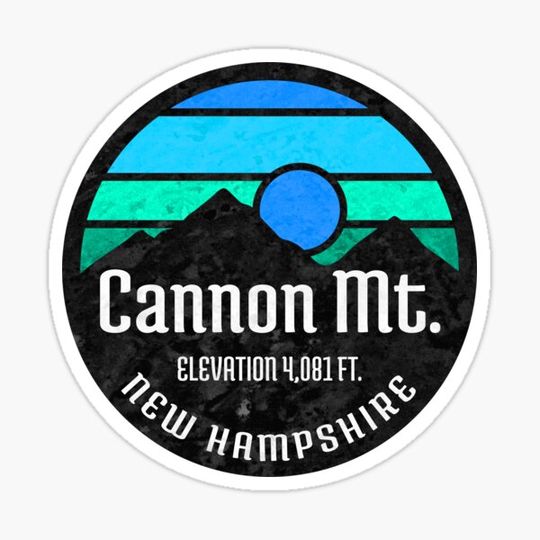 Artikel-Vorschau von Ski Cannon Mountain New Hampshire Skifahrenbahn, designt und verkauft von DESTINATIONS DECAL.