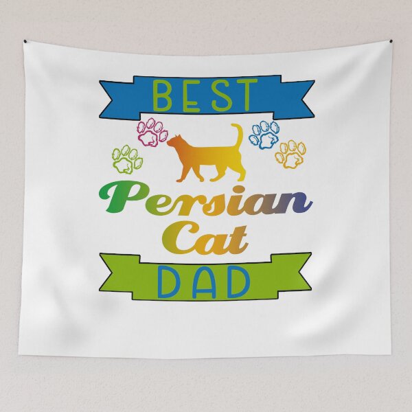 Item preview, Best Persian Cats Dad hangover pet designed and sold by NixBob.