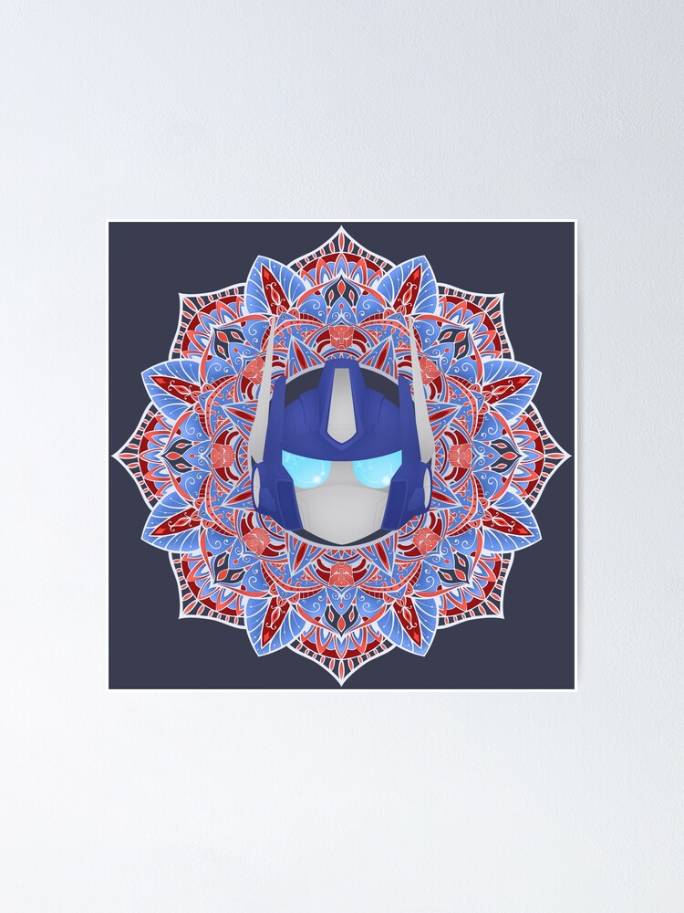 "Optimus Prime Mandala ~ Transformers" Poster for Sale by Chioccetta ...