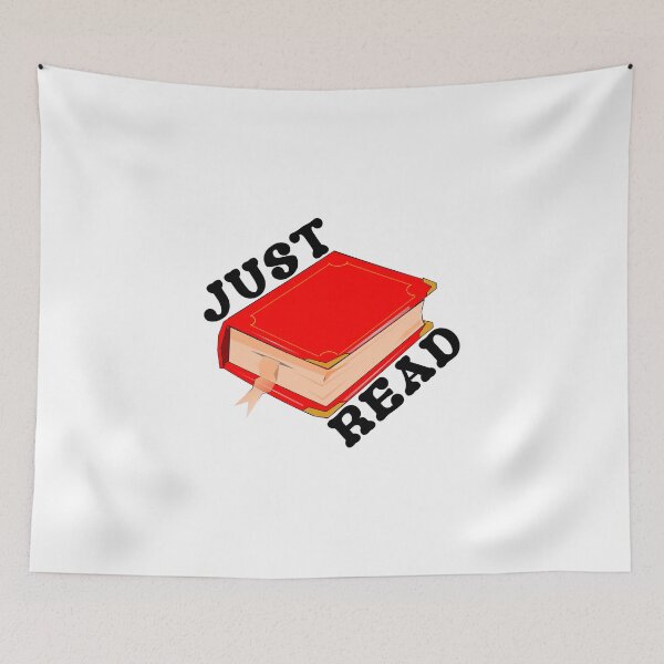 Item preview, Just read! designed and sold by DoodleDashCollective.