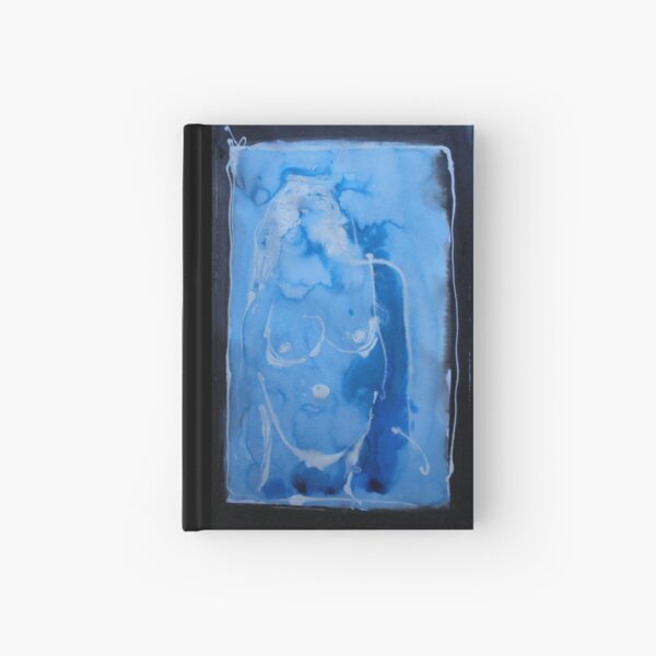 blue robe Hardcover Journal