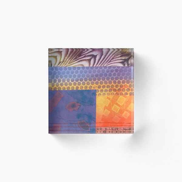 Bells Rejoice in Clef Note Rhapsody Acrylic Block