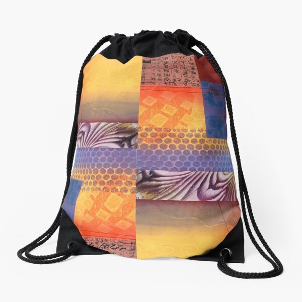 Bells Rejoice in Clef Note Rhapsody Drawstring Bag