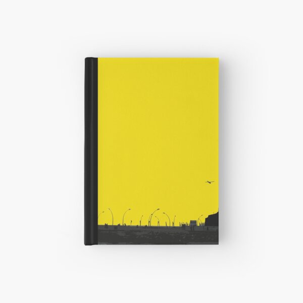 sunset lamp posts Hardcover Journal