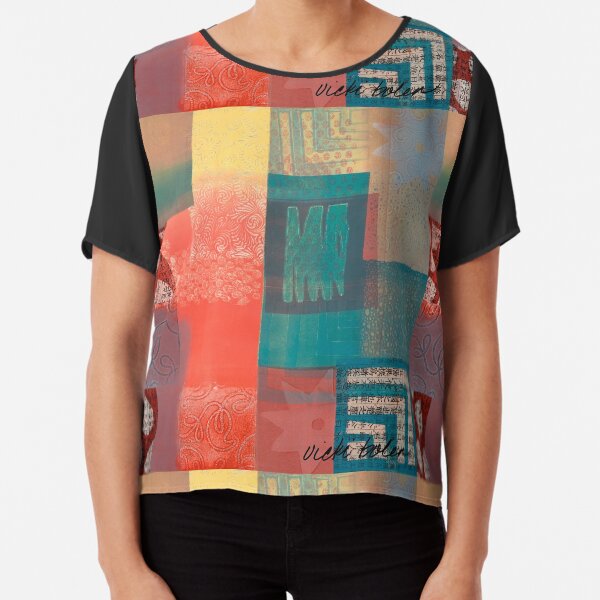All the Stars Wish for a Kiss from the Ocean Chiffon Top
