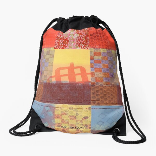 Encapsulation of Joy a Lovers Tonic Drawstring Bag