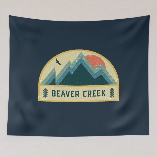 Item preview, Beaver Creek Colorado Retro Mountain Badge designed and sold by dk80.