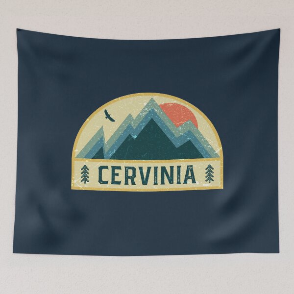 Item preview, Cervinia Retro Mountain Badge designed and sold by dk80.