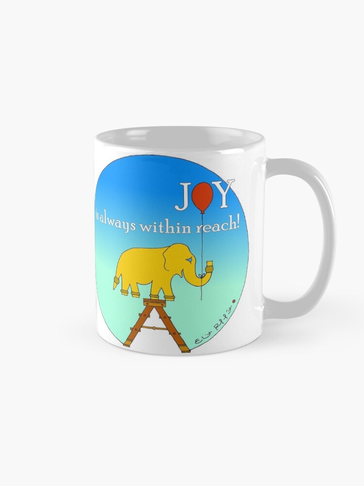 Alternate view of Joy is always within reach! Mug