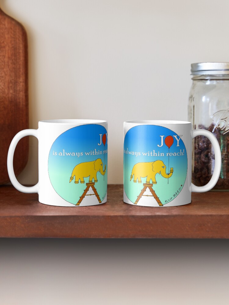 Alternate view of Joy is always within reach! Mug