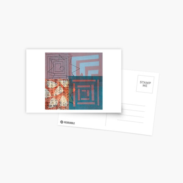 Star Smiling While Walking the Labyrinth Postcard