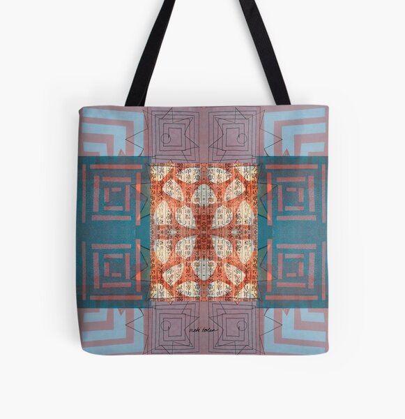 Star Smiling While Walking the Labyrinth All Over Print Tote Bag