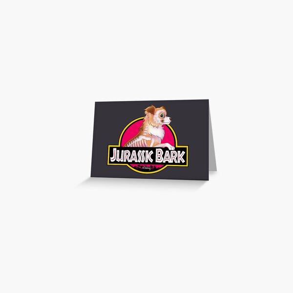 Jurassic Bark Greeting Card